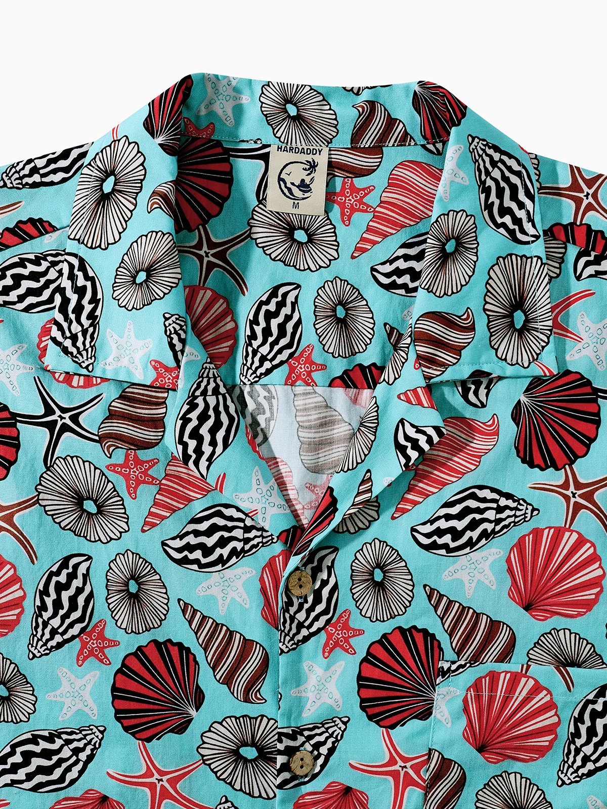 Hardaddy® Cotton Marine Elements Chest Pocket Aloha Shirt