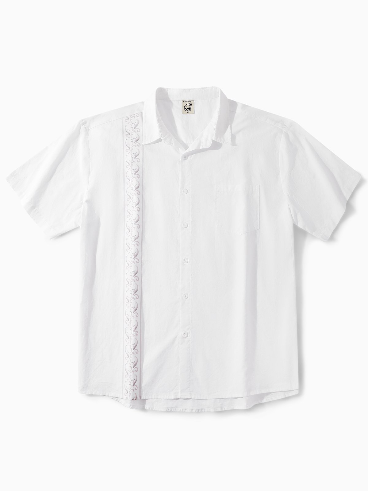 Hardaddy®Cotton Striped Short Sleeve Bowling Shirt