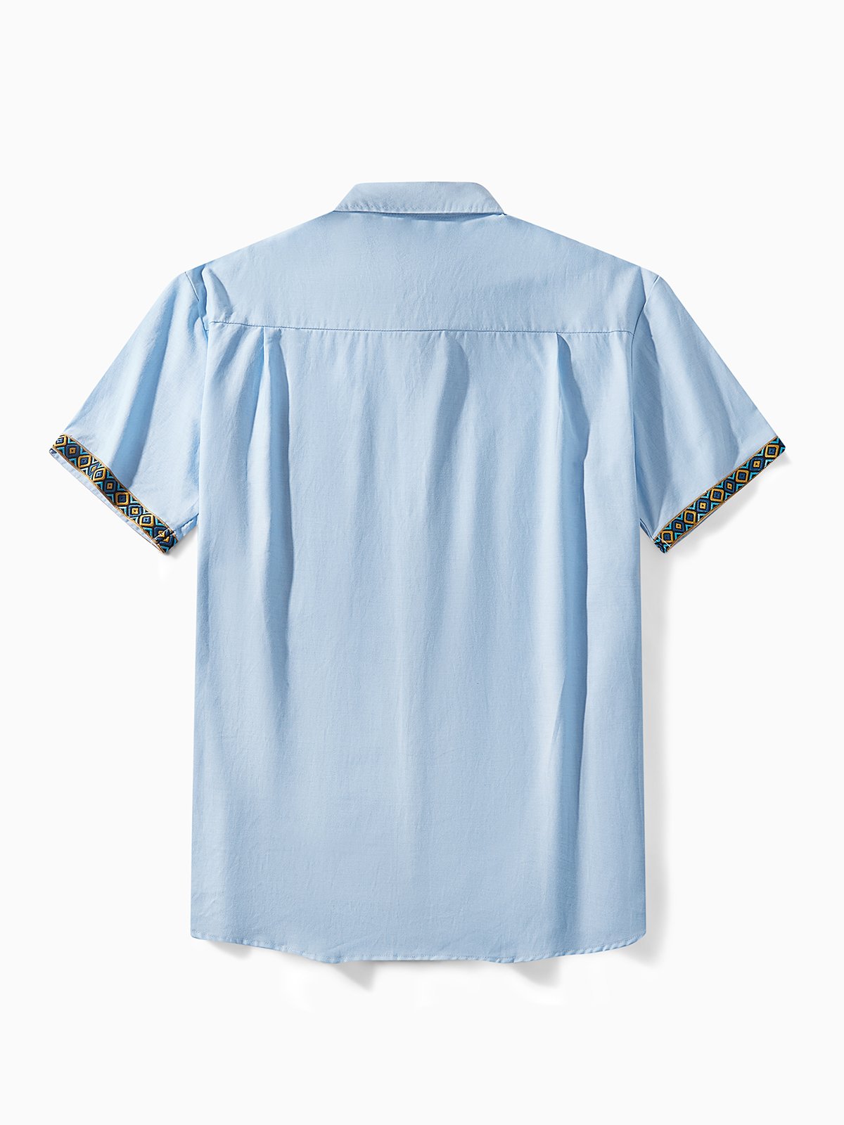 Hardaddy® Cotton Geometric Contrast Resort Shirt