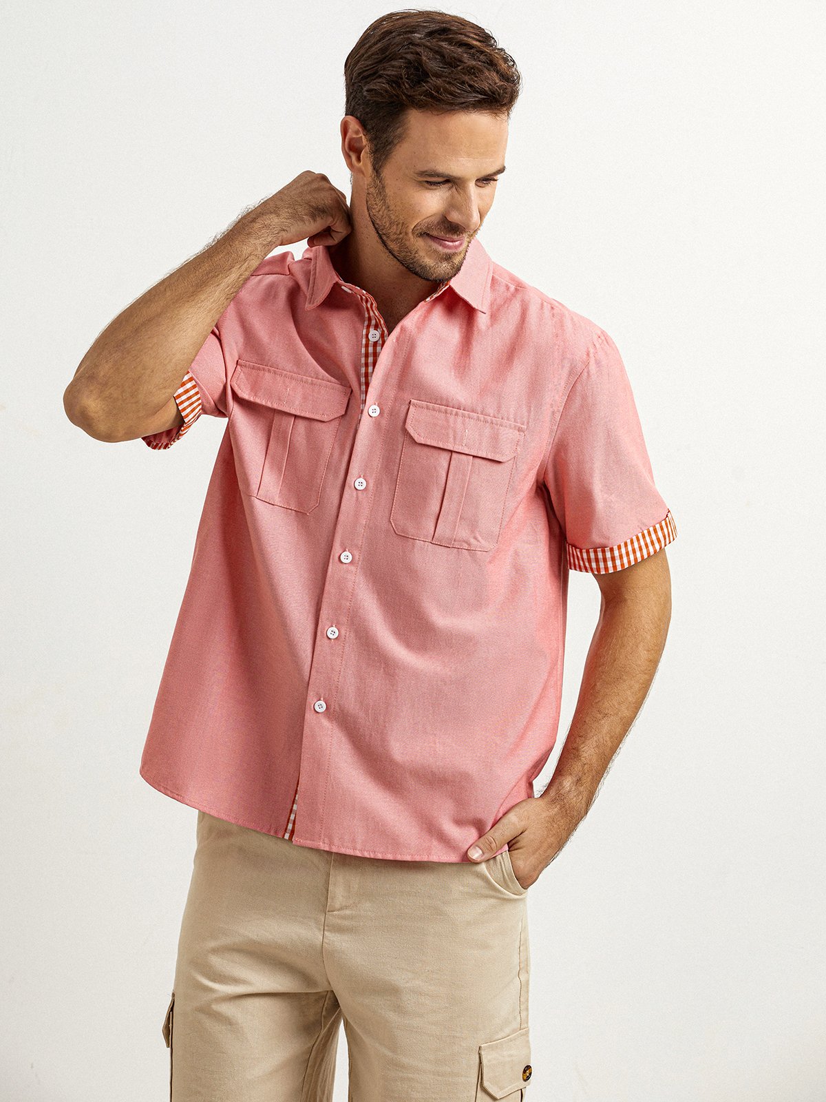 Hardaddy® Cotton Patchwork Resort Shirt