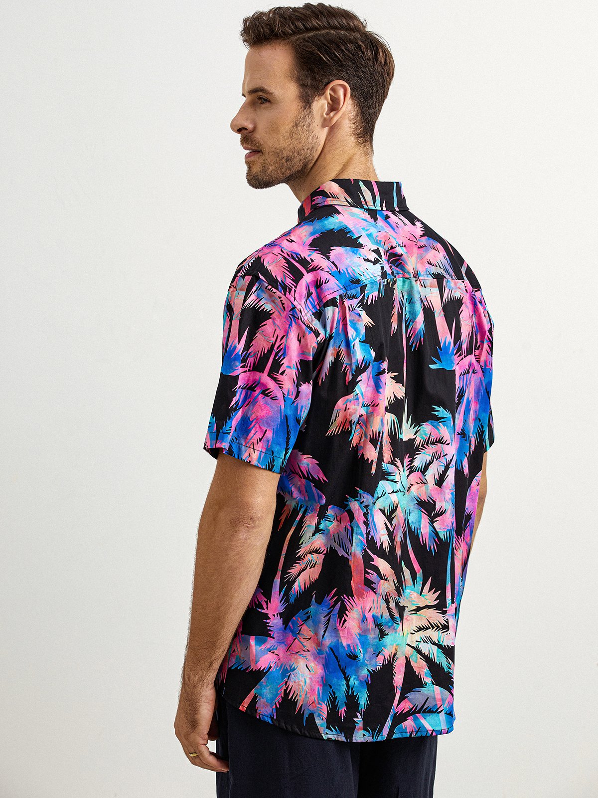 Hardaddy® Cotton Palm Tree Oxford Shirt
