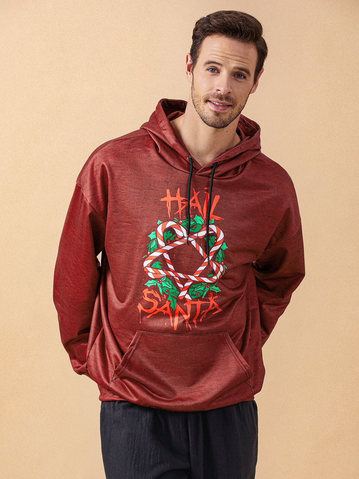 Christmas Candy Casual Hoodie