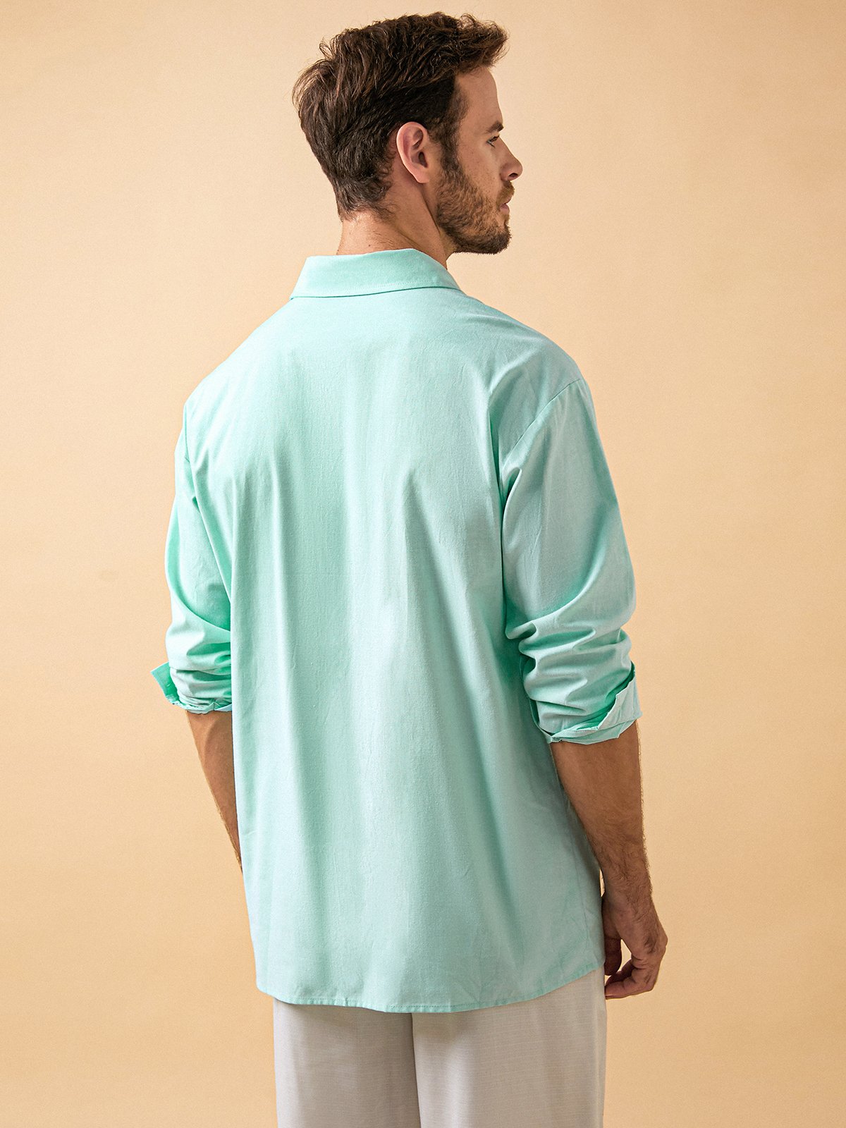 Cotton Plain Classic Shirt