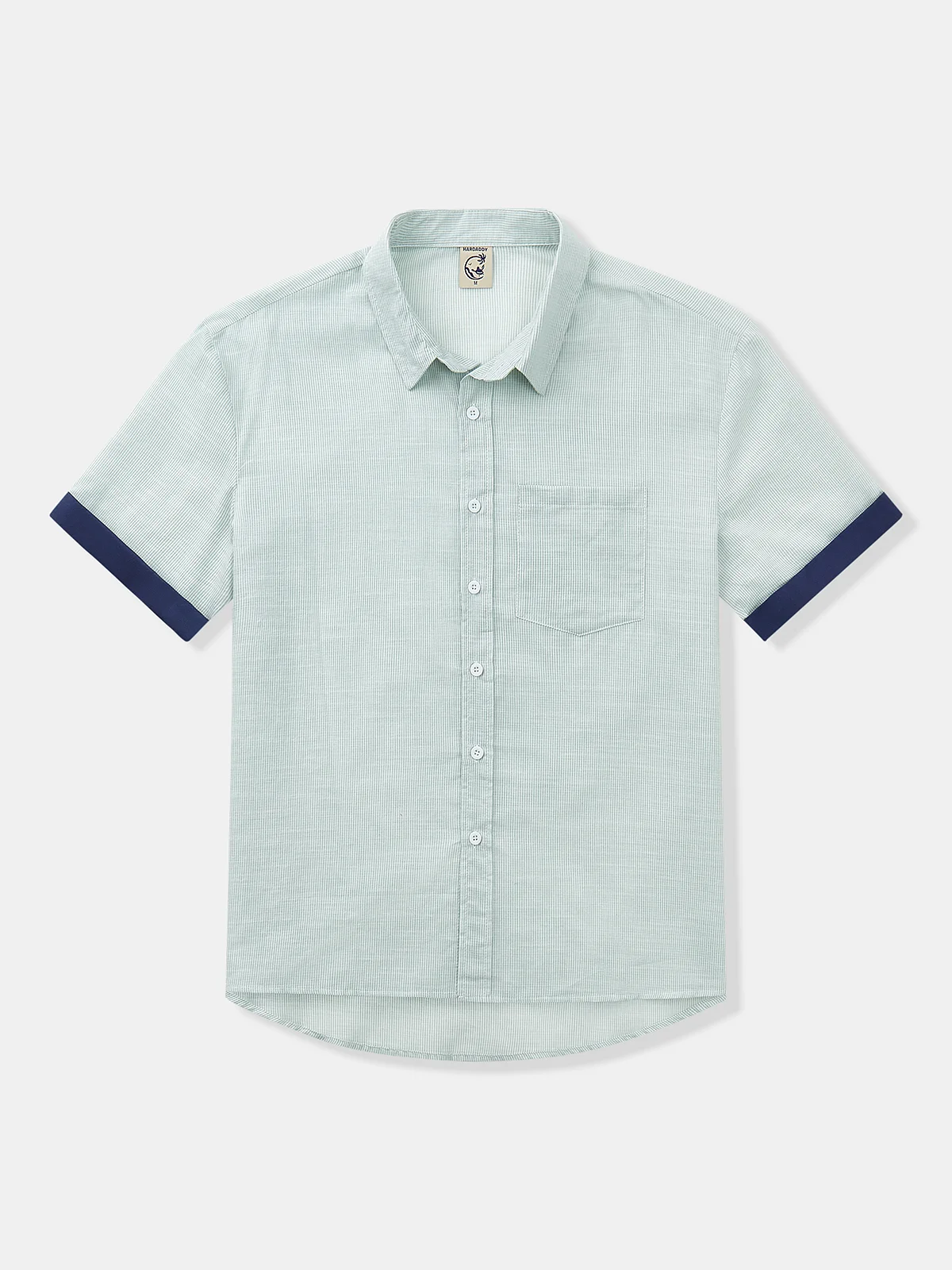 Cotton Striped Short Sleeve Resort Shirt