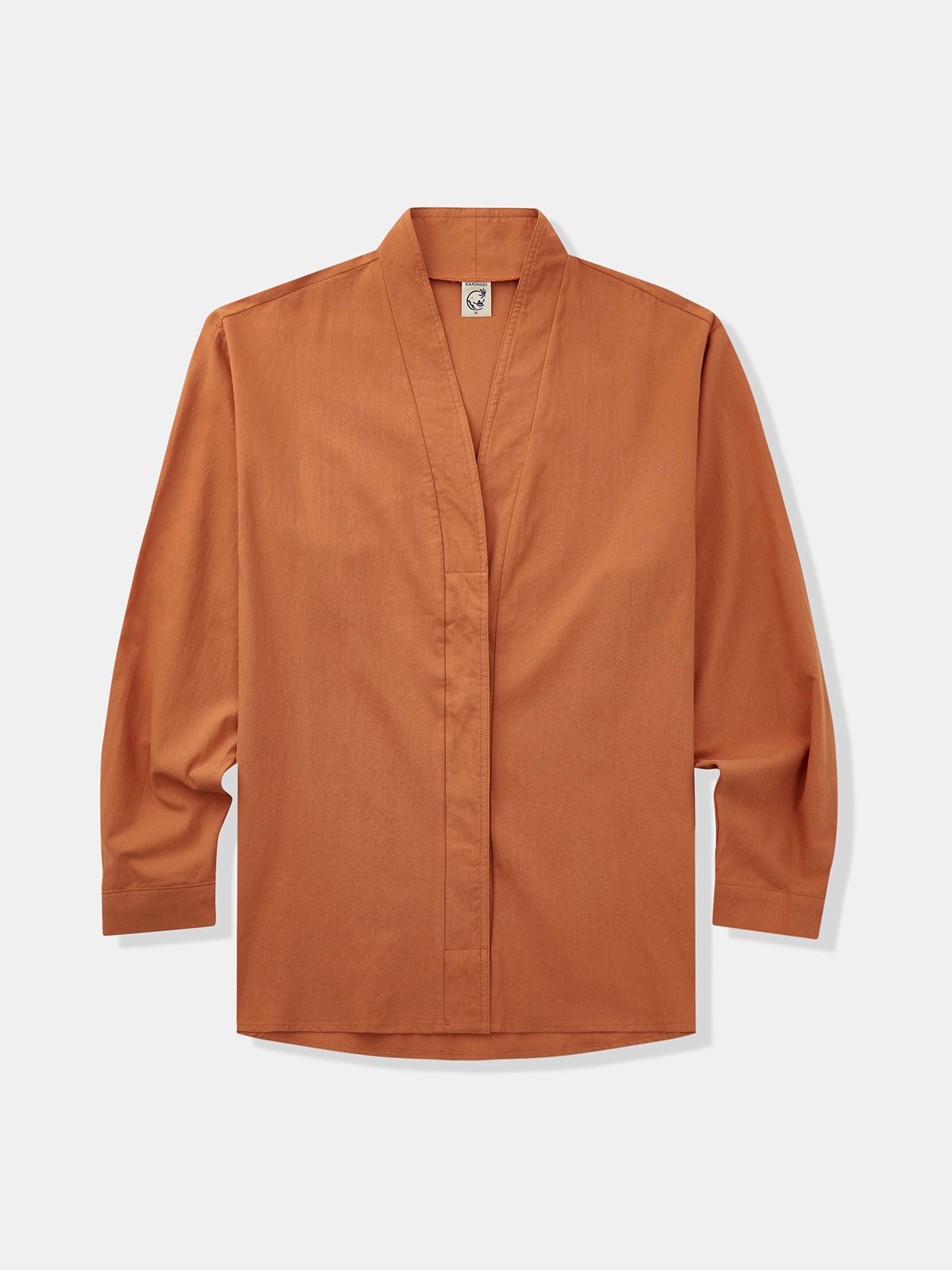 Cotton Plain Long Sleeve Casual Shirt