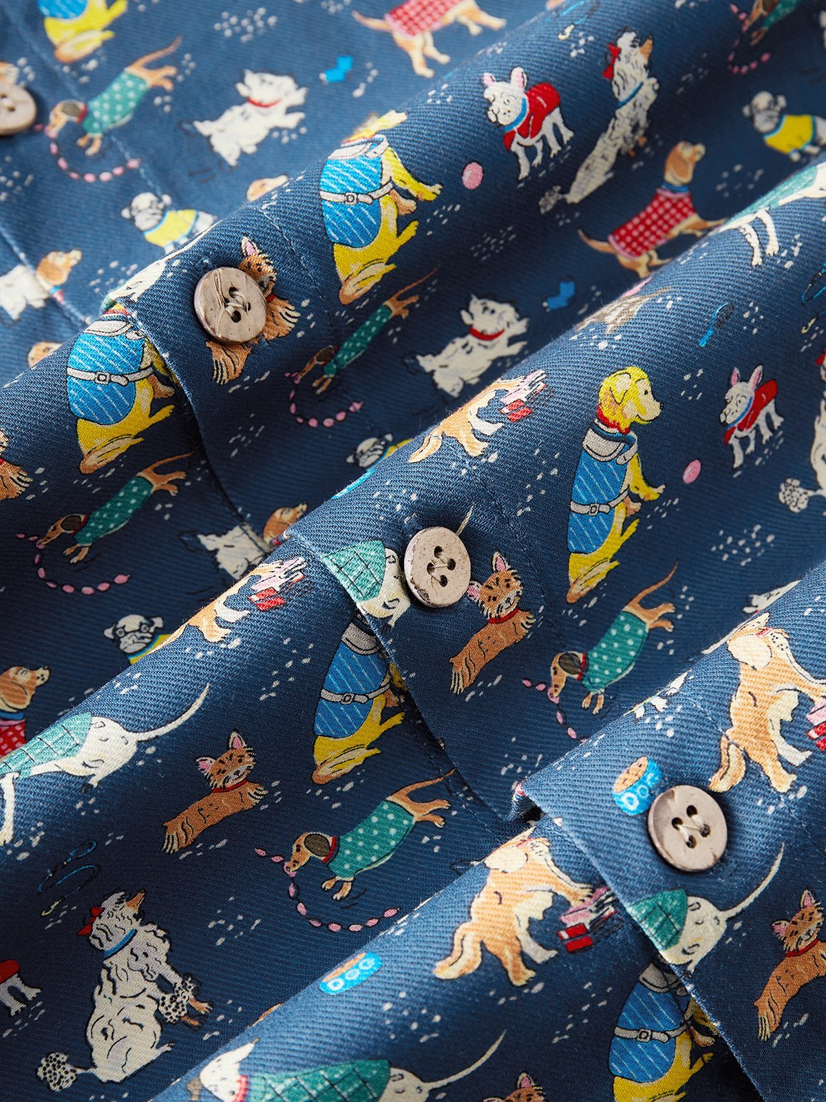 Cotton Dog Aloha Shirt