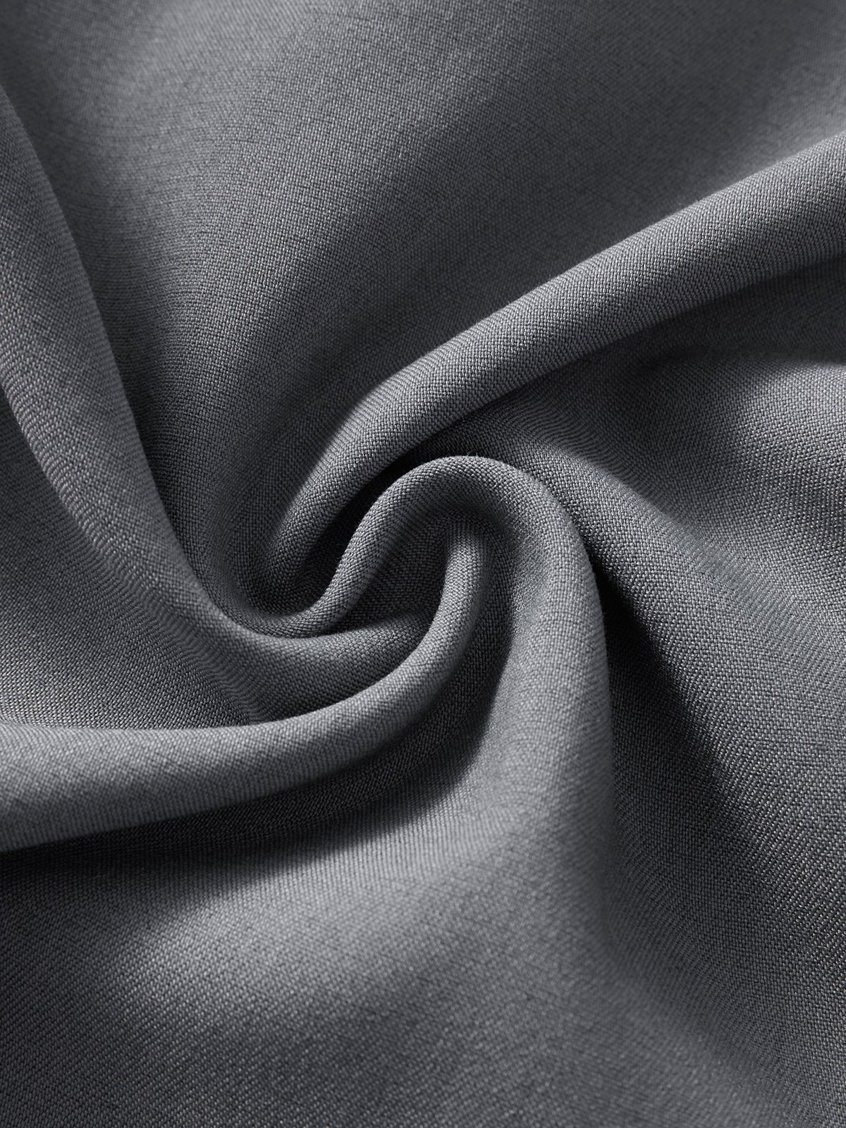 Plain Relaxed Flat-front Pants