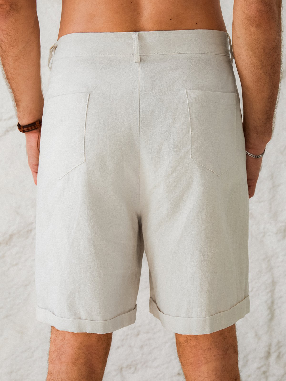 Cotton Linen Hawaiian Casual Shorts