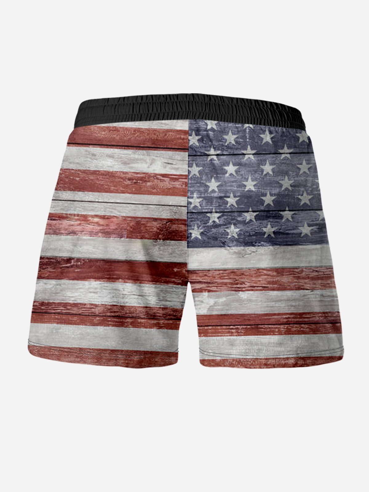 Men's American Flag Element Print Casual Vacation Beach Shorts