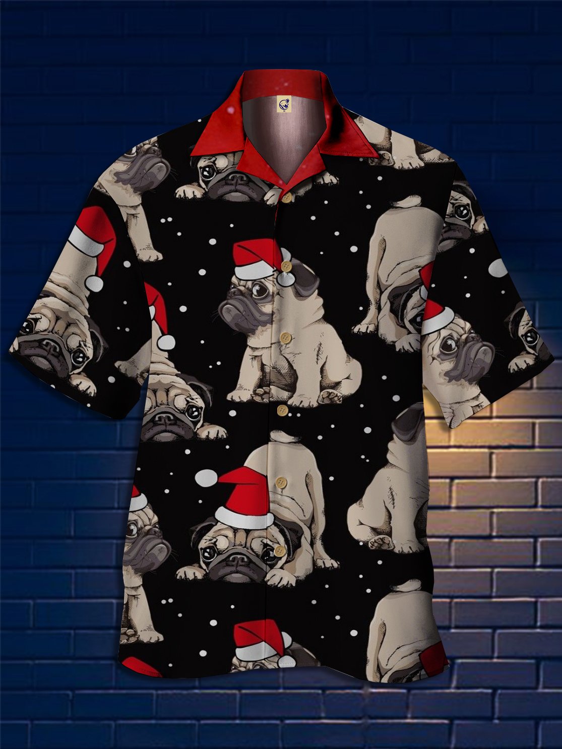 Animal Christmas Camp Shirt
