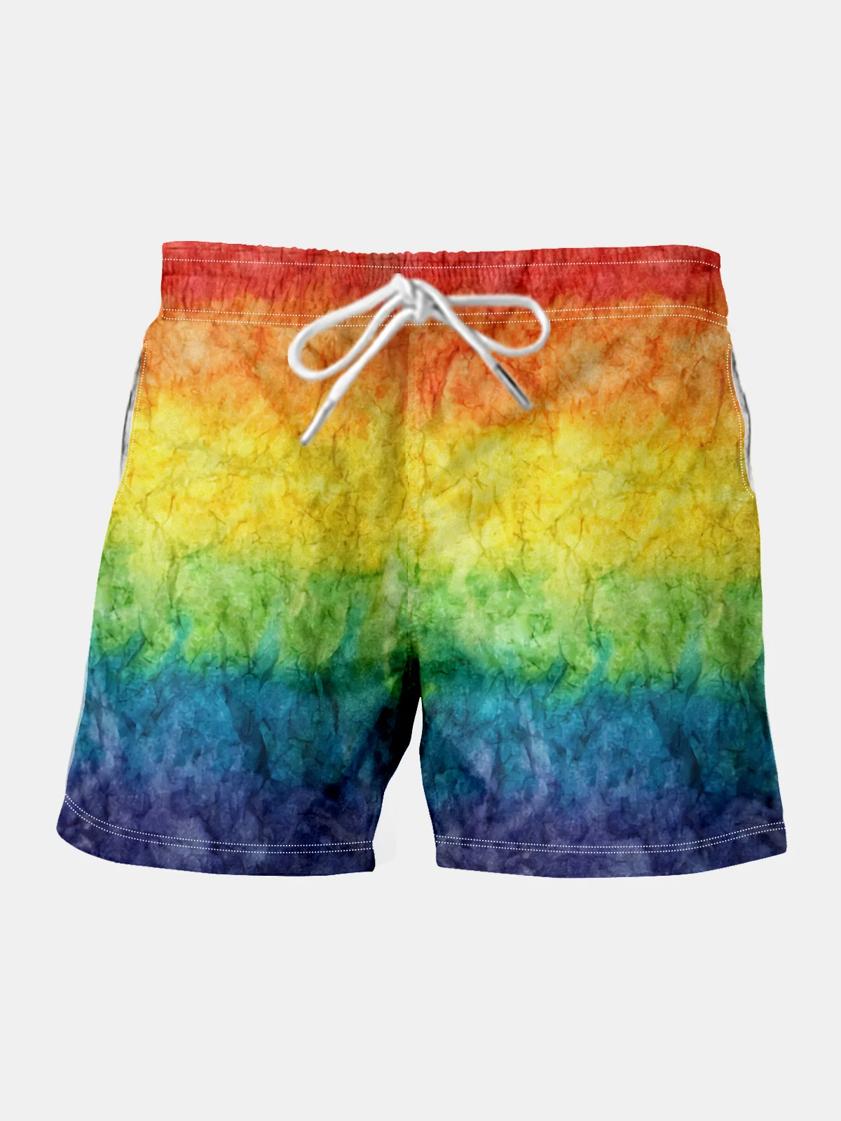 Ombre Drawstring Beach Shorts