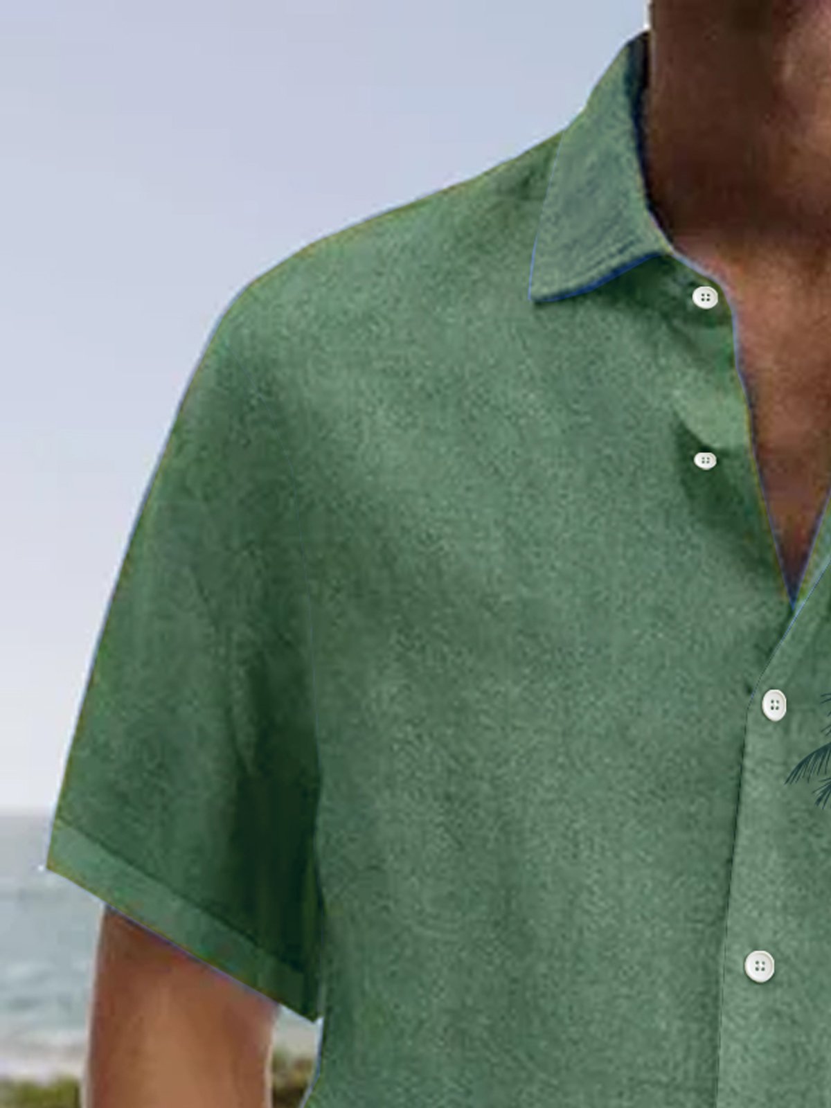 Coconut Tree Short Sleeve Resort Shirt