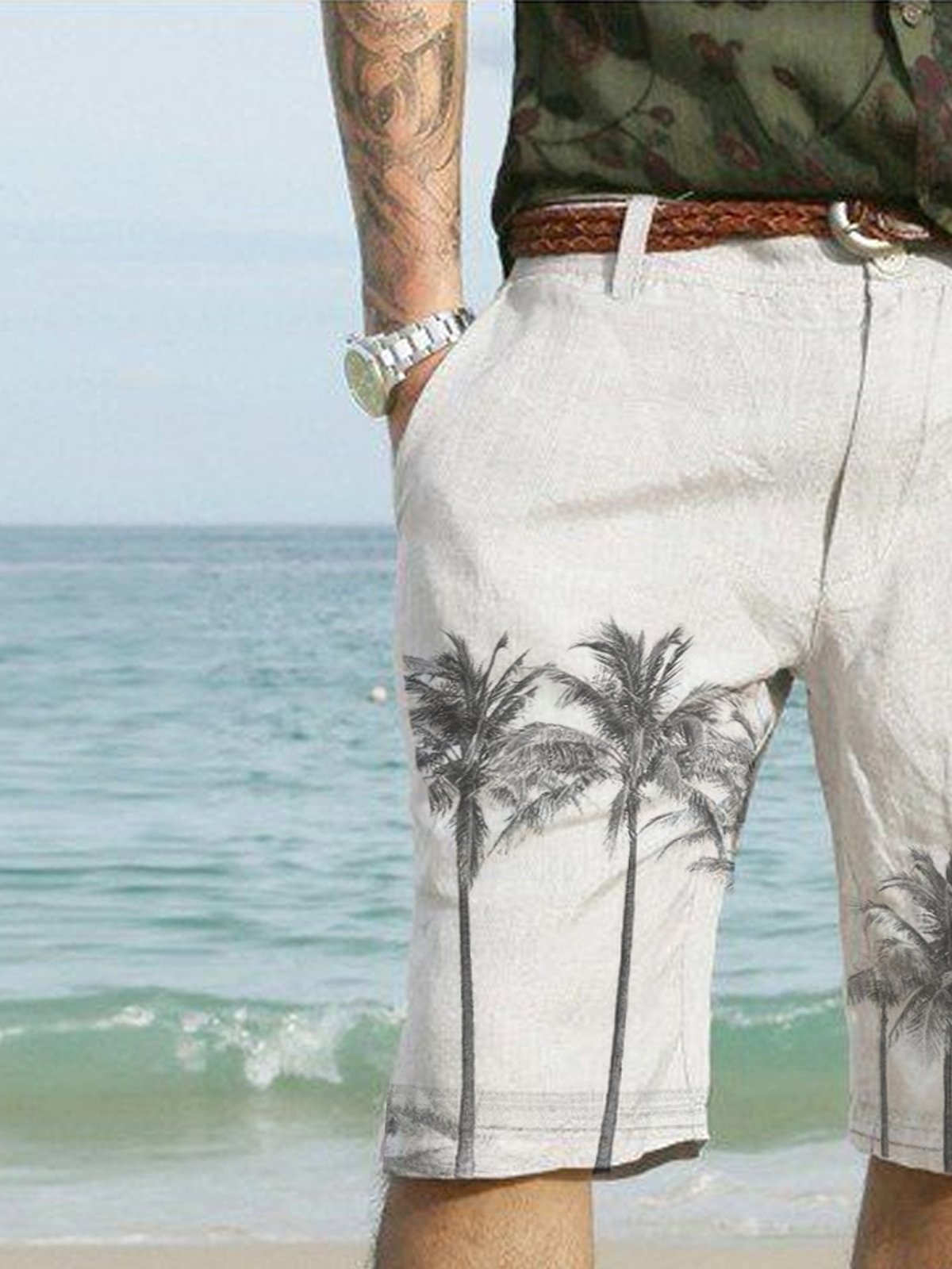 Coconut Tree Bermuda Short