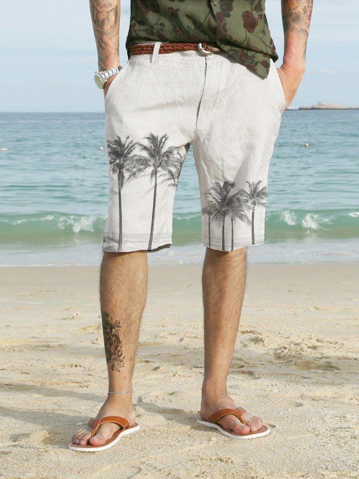 Coconut Tree Bermuda Short