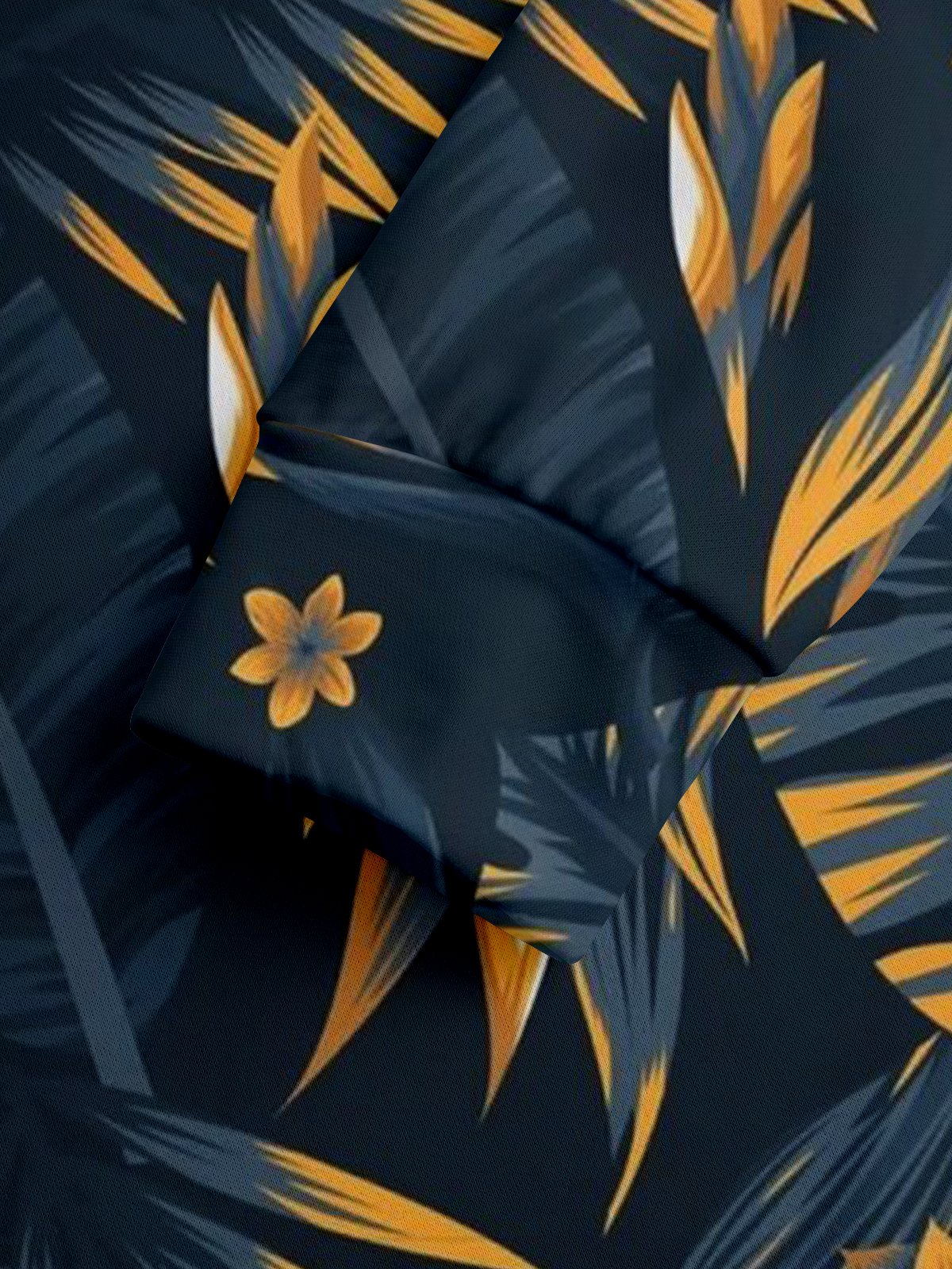 Botanical Pattem Hoodie Sweatshirt