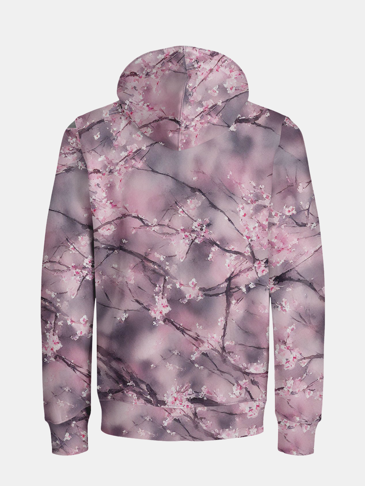 Cherry Blossoms Zip-up Hoodie Sweatshirt