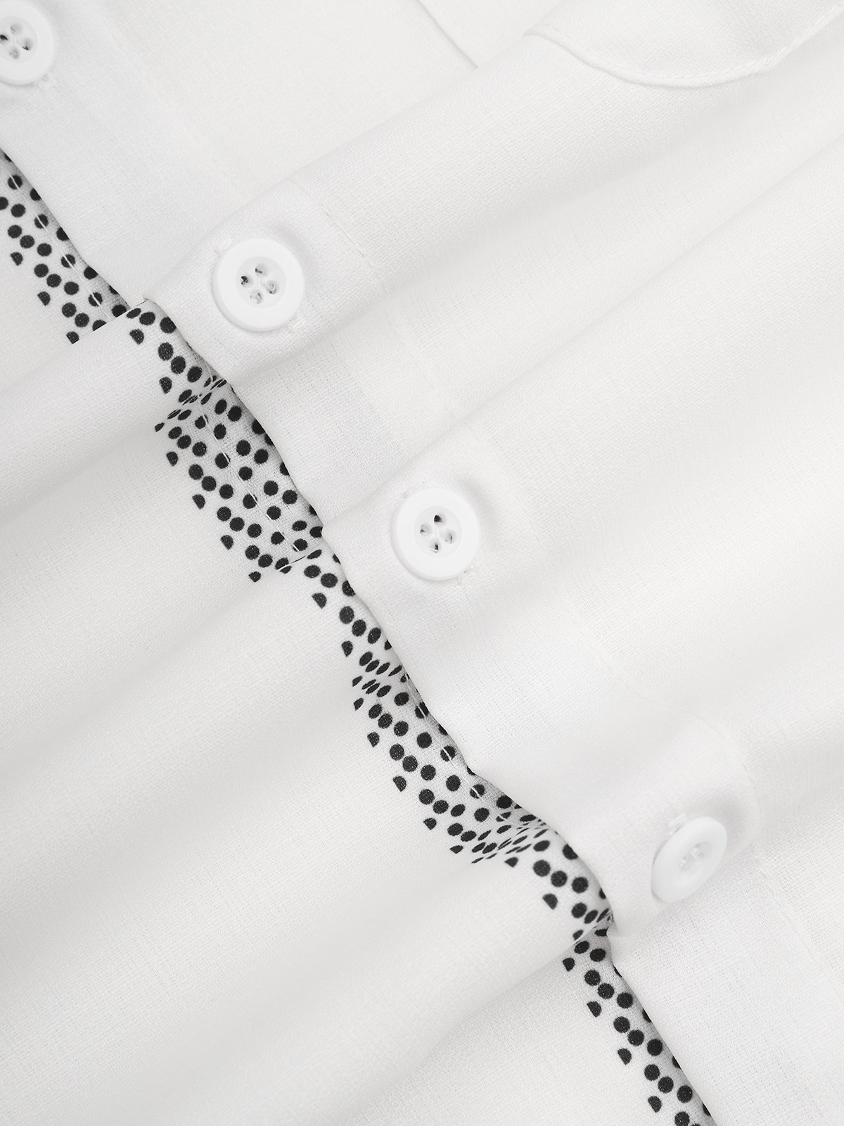 Big Size Splice Short Sleeve Casual Shirt