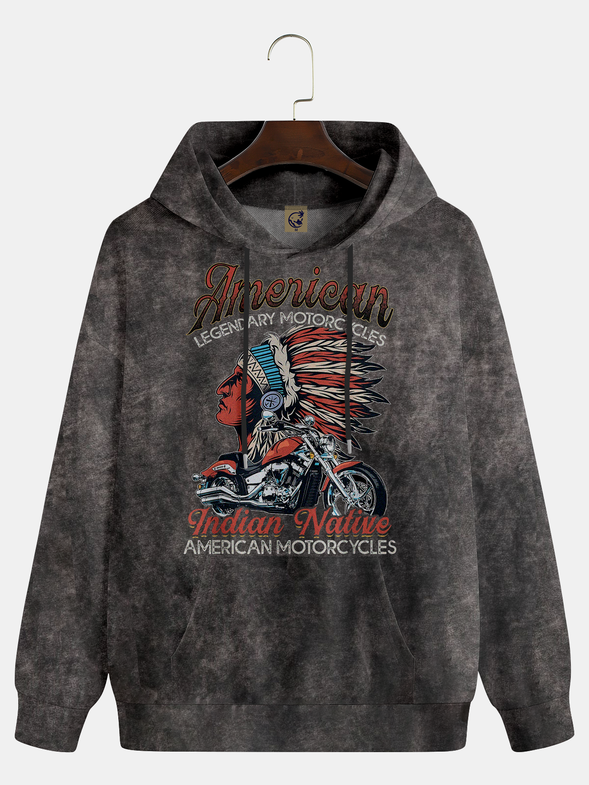 American Indian Motorcycle Hoodie Sweatshirt