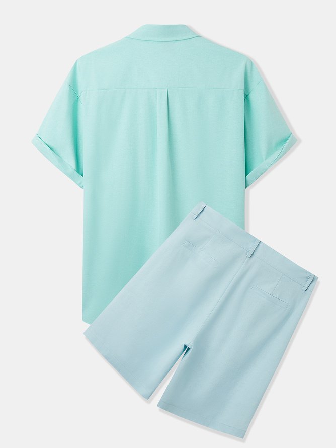 Cotton Plain Casual Bermuda