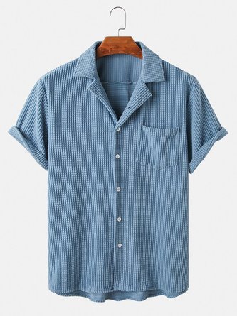 Men's Solid Vintage Shirt | hawalili