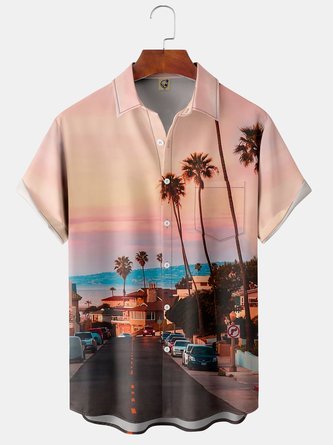 California Chest Pocket Short Sleeve Shirt