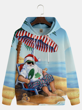 Holiday Santa Claus Hoodie Sweatshirt