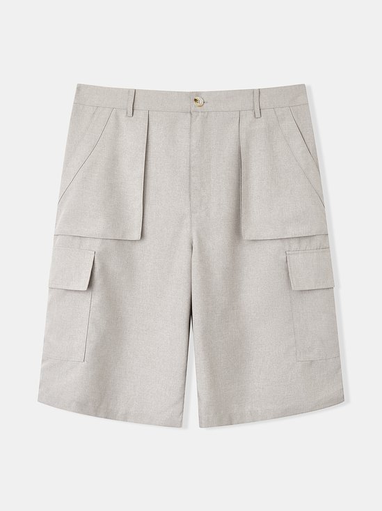 Plain Casual Cargo shorts