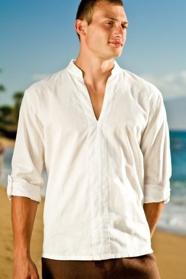 Hardaddy® Cotton Plain Long Sleeve V Neck Shirt