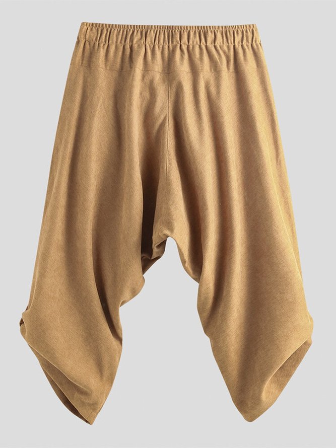 Beach Solid Cotton Pants