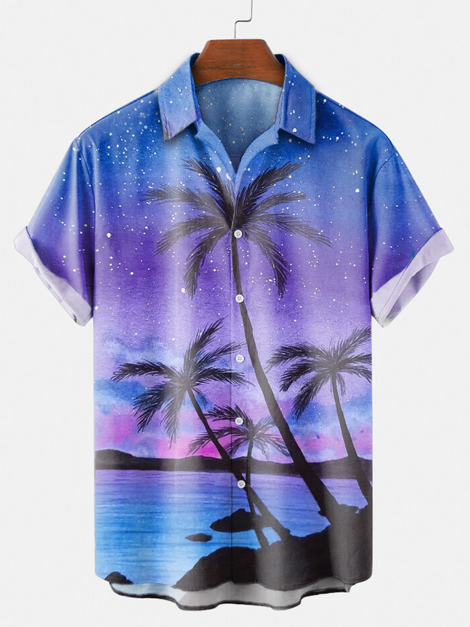 Casual Coconut Tree Shirts & Tops