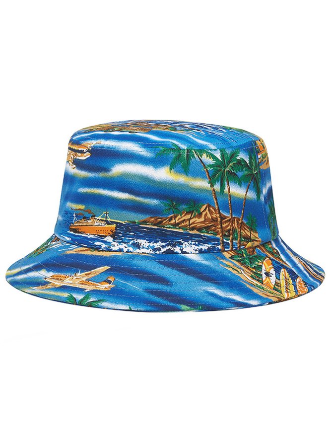 Men's Beach Pattern Fisherman Hat
