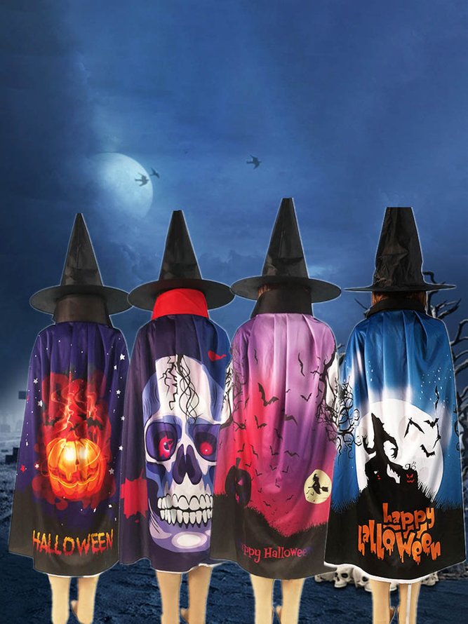 halloween hat cape cape decoration set