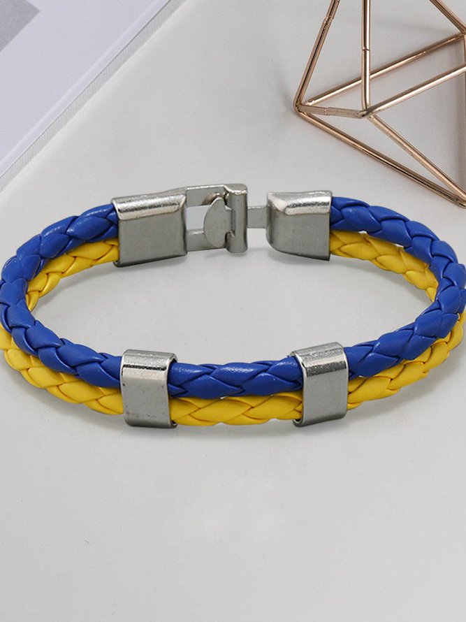 Men's Fashion Multilayer Braided Leather Bracelet