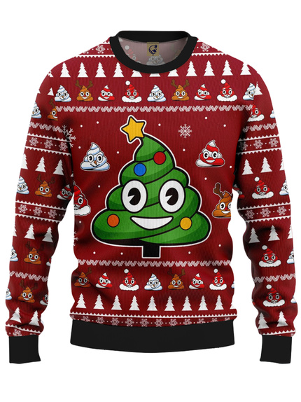 Ugly Christmas Tree Crew Neck Sweatshirt