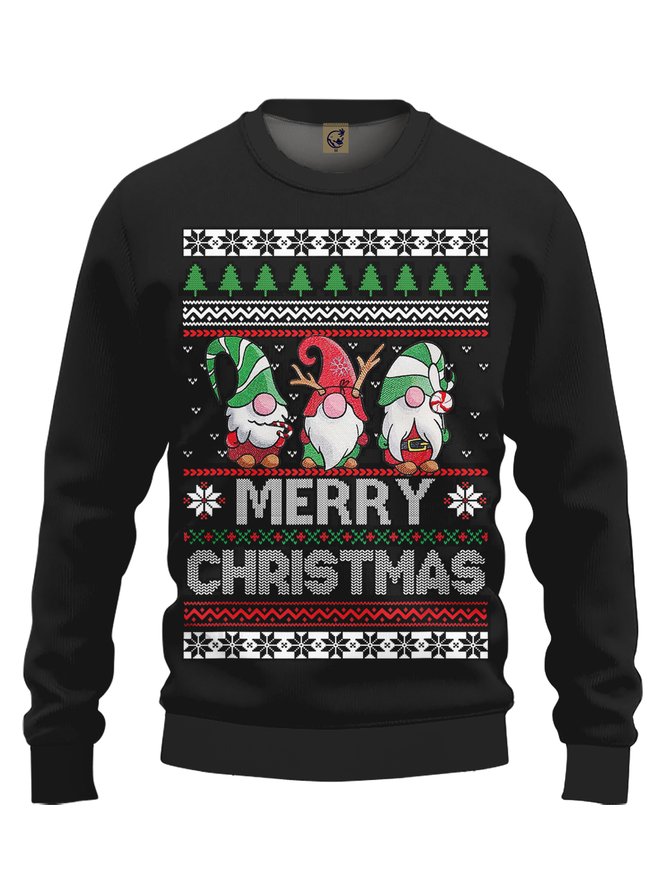 Ugly Santa Claus Crew Neck Sweatshirt