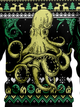 Ugly Octopus Crew Neck Sweatshirt