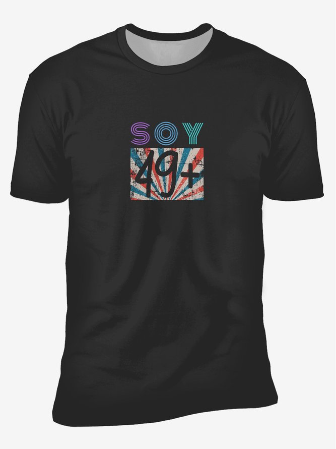 Soy 4 Round Neck Casual T-Shirt