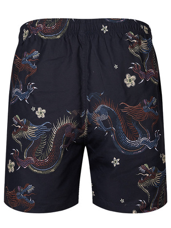 Dragon Drawstring Beach Shorts
