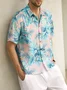 Tropical Chest Pocket Short Sleeve Resort Shirt