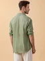 Cotton Chest Pocket Long Sleeve Casual Shirt