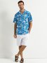 Hardaddy® Cotton Palm Tree Aloha Shirt