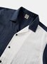 Hardaddy® Cotton Paneled Contrast Short Sleeve Casual Shirt