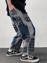 Vintage loose straight Casual Casual Casual Pants thin trousers