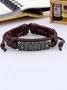 Vintage Denim Leather Bracelet