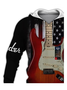 Long Sleeve Vintage Guitar Sweatshirt