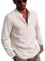 Men's Vacation Casual Cotton Linen Shirt