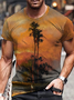 Men's Casual Coconut Short Sleeve T-Shirt