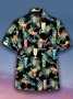 Men's Hawaiian Graphic Casual Short Sleeve Aloha Shirt