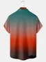 Men's Coconut Tree Print Casual Breathable Short Sleeve Shirt