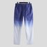 Gradient printed trousers casual style undergarments.